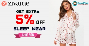 Zivame Coupons, Deals & Offers: Get Extra 5% off Sleepwear